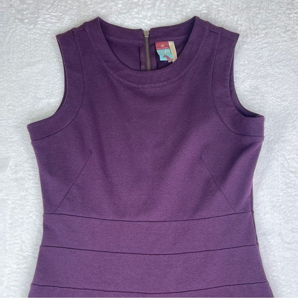 Matilda Jane Character Counts Purple A Line Dress Women's Medium - Picture 4 of 9